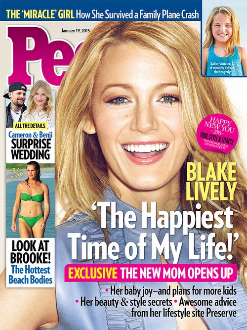 Blake Lively Covers ‘People’; Talks Motherhood And Happiness
