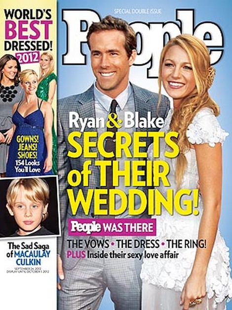 Secrets Details Of Blake Lively and Ryan Reynolds Wedding