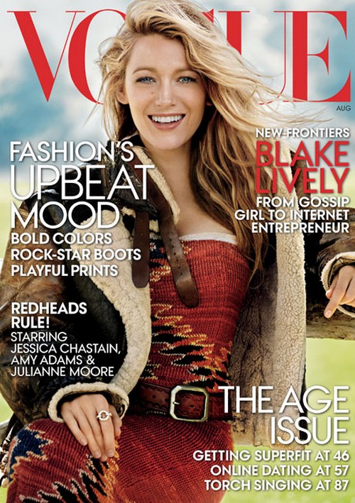 Blake Lively Disses Gwyneth Paltrow and Goop With ‘Preserve’ Interview in Vogue August 2014 (PHOTO)