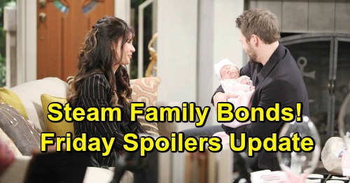 The Bold and the Beautiful Spoilers: Friday, February 1 Update – Hope Gets a Steam Warning – Guilty Flo Frets