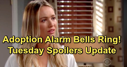 The Bold and the Beautiful Spoilers: Tuesday, February 5 – Baby Suspicions, Adoption Alarm Bells Ring – Zoe Corners Flo
