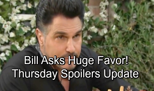 The Bold and the Beautiful Spoilers: Thursday, September 6 Update – Bill Asks Katie For A Big Favor – Hope Worries About Steffy