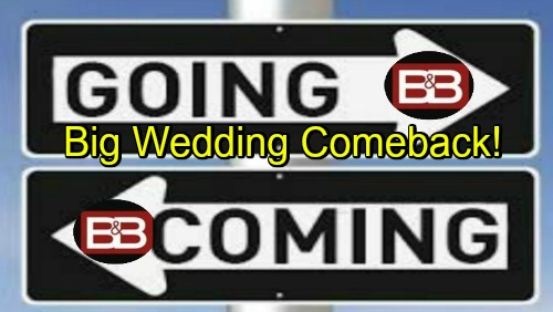 The Bold and the Beautiful Spoilers: Comings and Goings – Big Wedding Comeback – The Doctor Is In