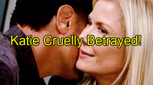 The Bold and the Beautiful (B&B) Spoilers: Katie Sings Brooke’s Praises Before Catching Sister Cheating With Bill