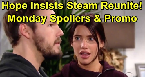 The Bold and the Beautiful Spoilers: Monday, February 25 – Hope Pushes Liam To Reunite With Steffy – Wyatt and Sally Celebrate