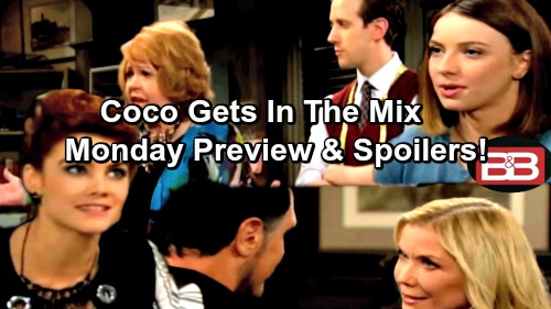 The Bold and the Beautiful Spoilers: Sally Tries To Resists Shirley’s Stealing Advice – Coco Interviews at Forrester