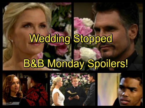 The Bold and the Beautiful Spoilers: Shock Objection Stops Brooke and Bill’s Wedding – Zende Dumps Nicole Over Second Surrogacy