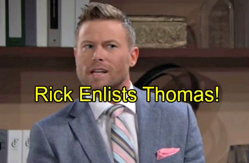 The Bold and the Beautiful (B&B) Spoilers: Ridge Tries To Bury Douglas Scandal – Rick Uses Thomas To Win War