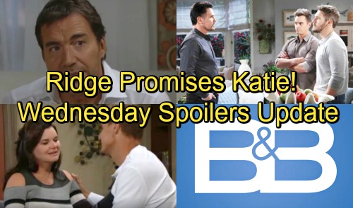 The Bold and the Beautiful Spoilers: Wednesday, September 26 Update – Ridge Vows To Help Katie – Bill Pleads With Sons For Support