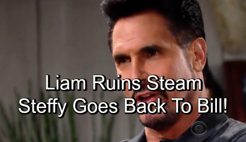 The Bold and the Beautiful Spoilers: Liam Destroys Steam, Drives Steffy Back To Bill