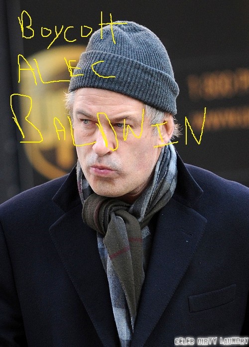 Boycott Alec Baldwin For Anti-Gay Homophobic Twitter Rant – Don’t Watch His Entertainment and Stop Buying Products He Endorses