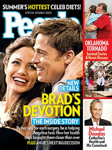 How Brad Pitt Helped Angelina Jolie Heal From Surgeries (Photo)