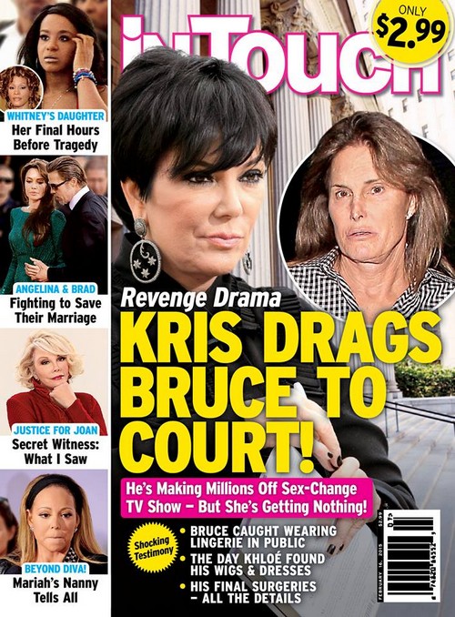 Kris Jenner Takes Bruce Jenner To Court To Stop Sex Change: Demands She Get Paid First! (PHOTO)