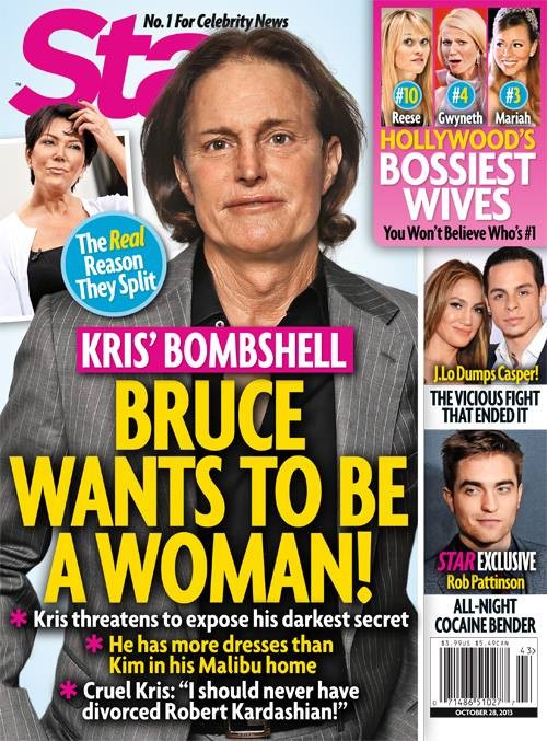 Kris Jenner Outs Bruce Jenner as a Cross Dressing Transvestite Who Wears Her Lingerie