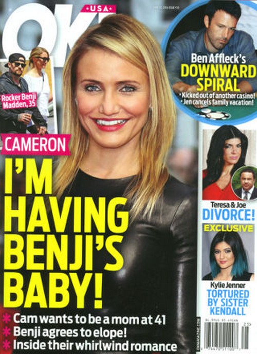 Cameron Diaz Pregnant With Benji Madden’s Baby – Report