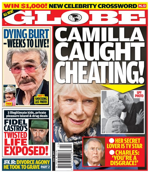 GLOBE: Camilla Parker-Bowles Cheating On Prince Charles With TV Actor – Caught Red-Handed On Spy Camera (PHOTO)