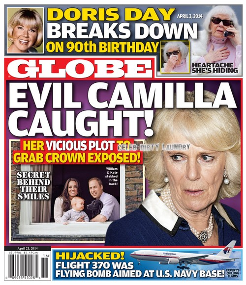 GLOBE: Camilla Parker-Bowles Evil Plot to Ruin Kate Middleton and Prince William While Stealing The Crown (PHOTO)