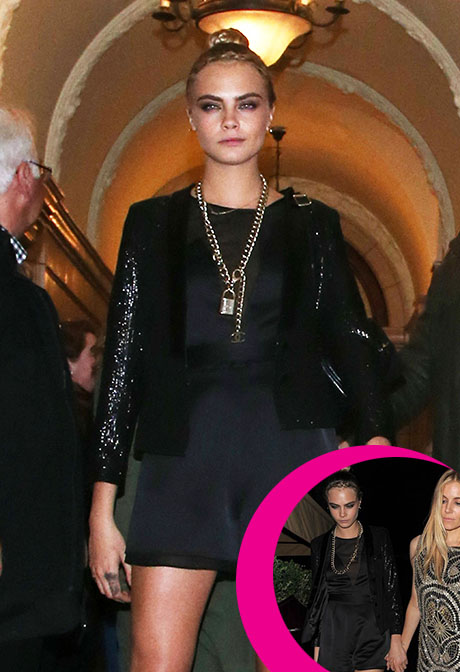Cara Delevingne And Sienna Miller Spotted Holding Hands In London – Cara’s Cheating On Michelle Rodriguez! (PHOTO)