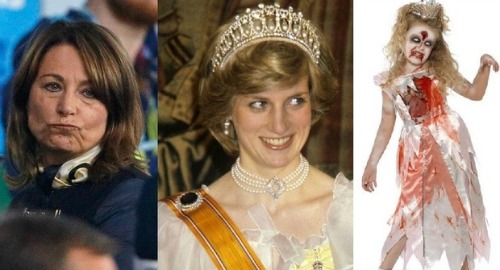 Carole Middleton Sparks Backlash From Princess Diana’s Friends With Zombie Princess Halloween Costume