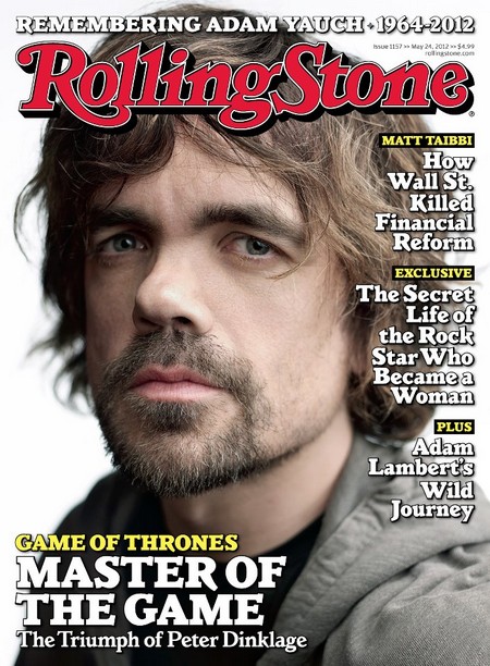 Game Of Thrones Peter Dinklage Covers Rolling Stone