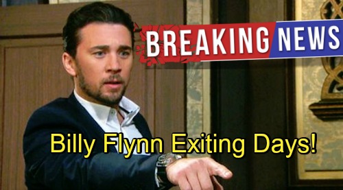 Days of Our Lives Spoilers: Billy Flynn Set to Exit DOOL as Chad – What Does It Mean for Chabby’s Future?