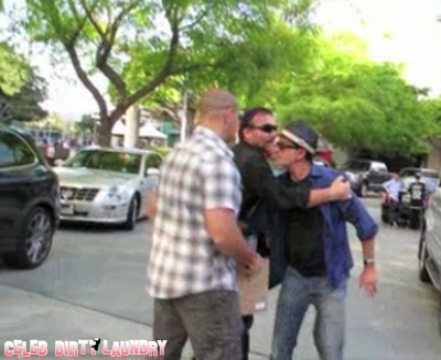 Charlie Sheen Explodes And Attacks Innocent Staples Center Security Guard (Video)