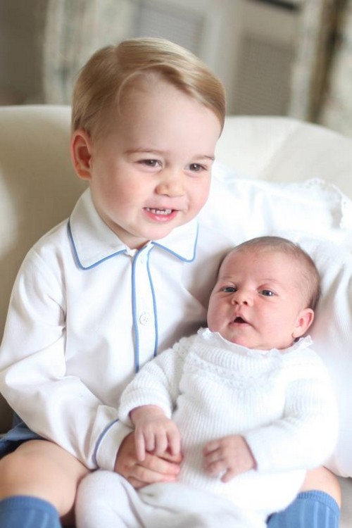 Princess Charlotte First Official Portrait Photos with Prince George: Kate Middleton’s Breaks Tradition With Personal Pics