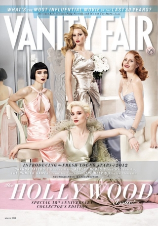 New ‘Vanity Fair’ Hollywood Issue Is Here: Features A Glamorous Jennifer Lawrence, Lily Collins, and Others (Photos)