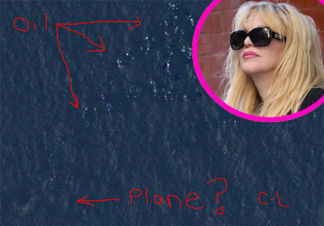Courtney Love Might Have Found the Missing Malaysia Airlines Flight 370! (PHOTO)