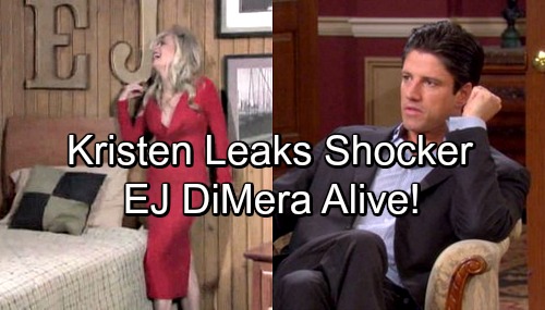 Days of Our Lives Spoilers: Kristen Hints EJ’s Alive – Charming DiMera Returns from the Dead