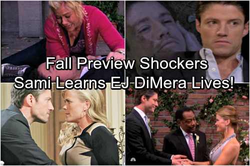 Days of Our Lives Spoilers: Fall Preview – Will’s Return Sends Sami On Memphis Trip, Learns EJ DiMera Alive?