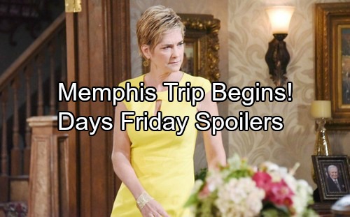 Days of Our Lives Spoilers: Memphis Mission Begins – Eve Returns with a Stunning Secret – Justin Gives Lucas Huge News