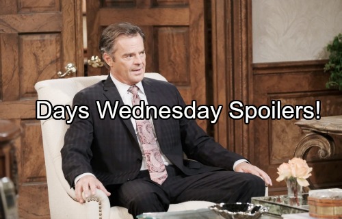 Days of Our Lives Spoilers: Bonnie’s Wild Fantasy – Steve and Kayla’s Shocking News – Andre Takes Action – Marlena Consoles Sami