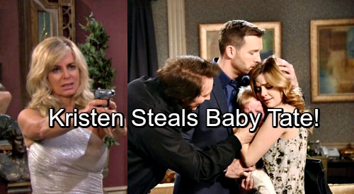 Days of Our Lives Spoilers: November Sweeps – Kristen DiMera Goes After Brady and Theresa’s Baby – Wants Tate For Herself