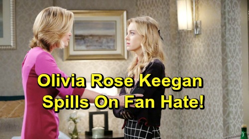 Days of Our Lives Spoilers: Olivia Rose Keegan Opens Up About Negative Fan Feedback