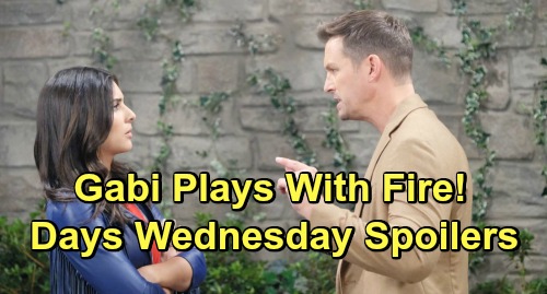 Days of Our Lives Spoilers: Wednesday, April 3 – Gabi’s Dangerous Stefan Strategy – Chloe Puts Walls Up – Eric Battles Temptation