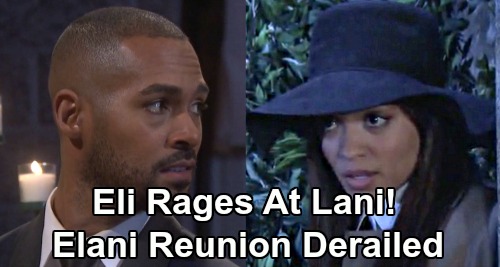 Days of Our Lives Spoilers: Eli Unleashes Shocking Fury on Lani, Betrayed Over Gabi Secrets – ‘Elani’ Reunion Derailed