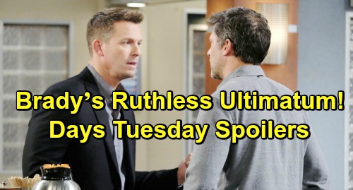 Days of Our Lives Spoilers: Tuesday, March 26 – Will Faces Leo’s Dangerous Curse – Brady’s Ruthless Ultimatum – Cin Gets Steamy