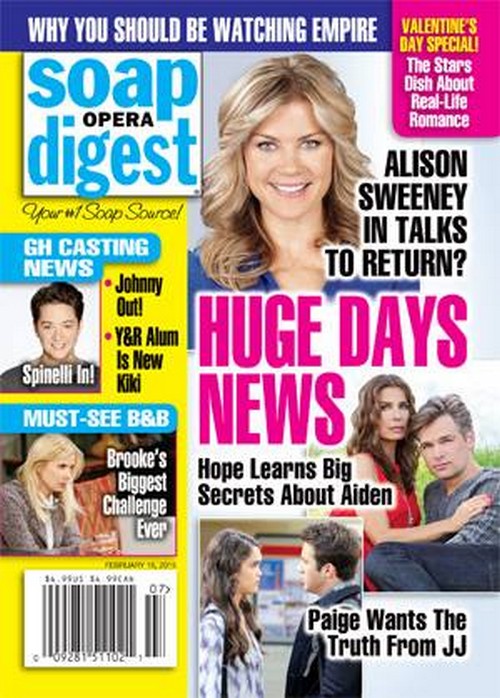 ‘Days of Our Lives’ Spoilers: Alison Sweeney in Talks to Return to DOOL, Sami Brady Soon Back in Salem?