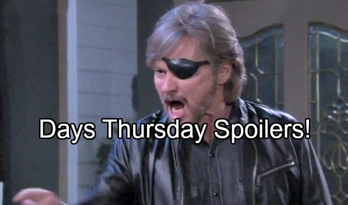 ‘Days of Our Lives’ Spoilers: Orpheus and Steve’s Shocking Blackout Showdown – Chad and Gabi Fall In Love