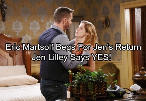 Days of Our Lives Spoilers: Brady Pleads For Theresa’s Return – Jen Lilley Says YES To Eric Martsolf