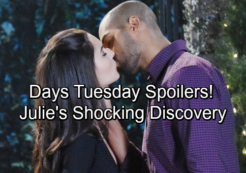 Days of Our Lives Spoilers: Tuesday, September 12 – Corporate War – Julie’s Shocking Discovery – Hope Avoids Marriage