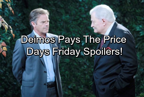 Days of Our Lives Spoilers: Jade’s Sneaky Plan – Sonny’s Dangerous Obsession – Deimos Deals with His Downfall