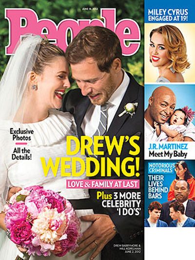 See Drew Barrymore And Husband Will Kopelman’s Official Wedding Album (Photo)