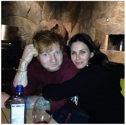 Ed Sheeran is Courteney Cox’s ‘Little Stud Muffin’ – Living Together and Hooking Up?