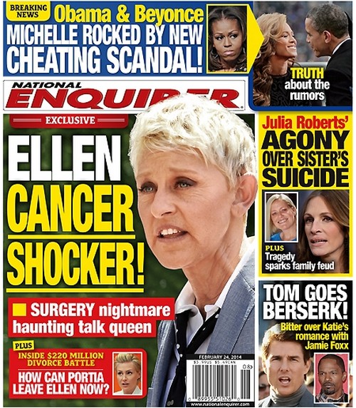 Ellen DeGeneres Cancer Scare: Portia de Rossi Wants Out of Marriage But Feels Guilty (PHOTO)