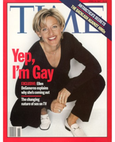 Ellen DeGeneres: Time Magazine Cover 16 Years Later