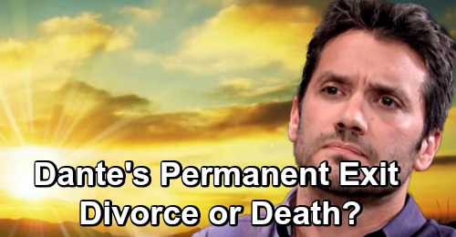 General Hospital Spoilers: Dominic Zamprogna Scores New Lead Role – Seals Dante’s Fate, Ugly Divorce or Horrible Death?