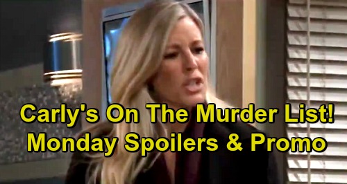 General Hospital Spoilers: Monday, January 14 – Jason Warns Sonny About Shiloh – Ryan Adds Carly’s Name To Murder List