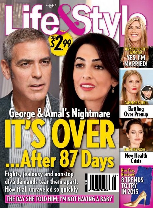 George Clooney Divorce: Amal Alamuddin Massive Fight and Diva Behavior After Six Months Of Marriage?
